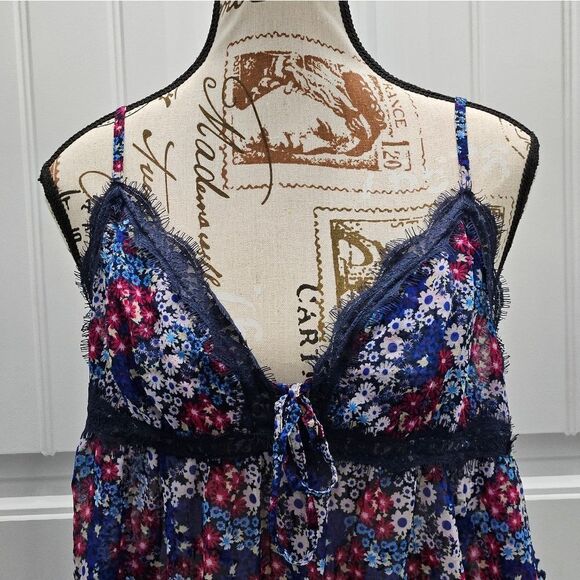 🌿Free People, Merries Garden, sheer tank. NWOT-Size Med - Picture 4 of 9